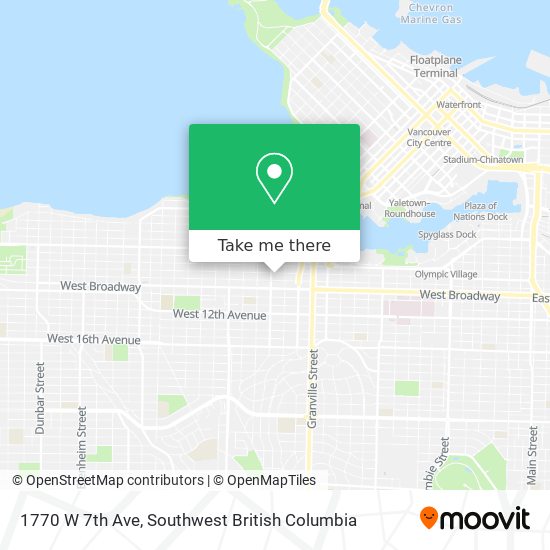 1770 W 7th Ave plan