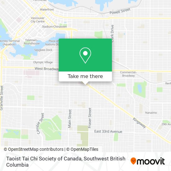 Taoist Tai Chi Society of Canada plan