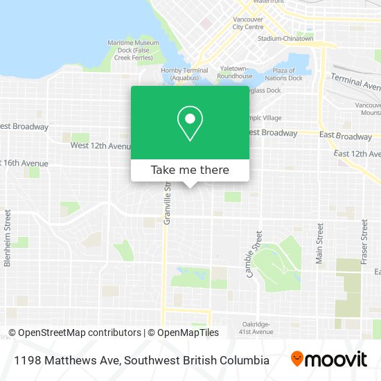 1198 Matthews Ave map