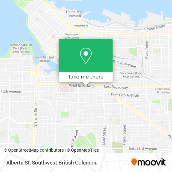 Alberta St map