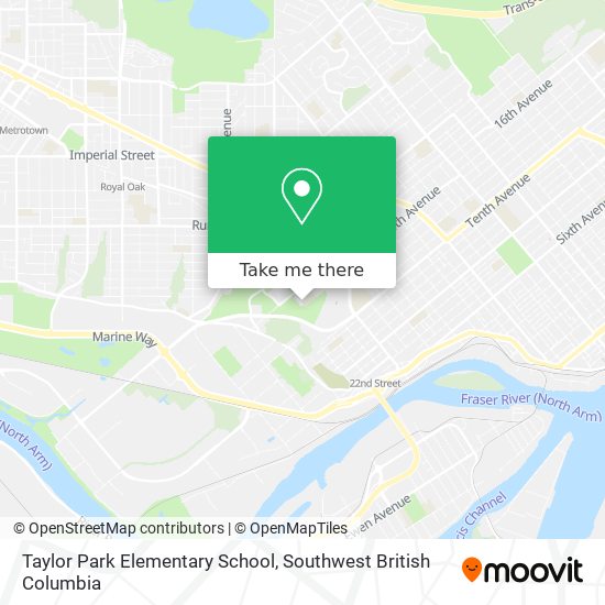 Taylor Park Elementary School map