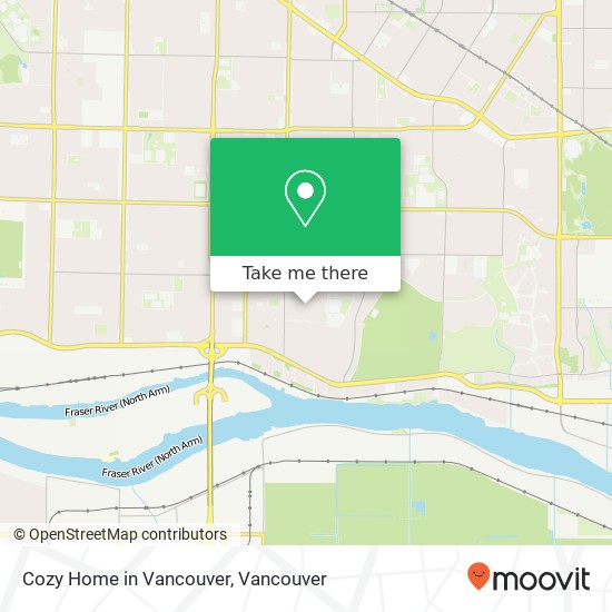 Cozy Home in Vancouver map