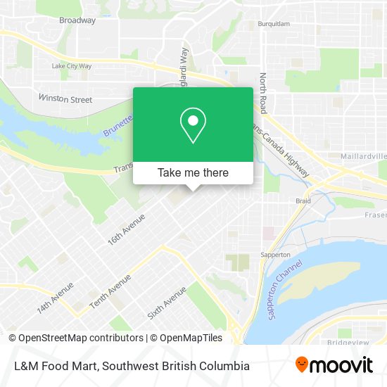 L&M Food Mart map