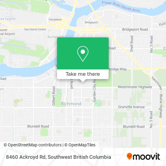 8460 Ackroyd Rd map