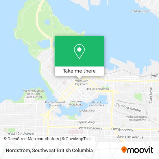 Nordstrom map