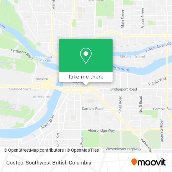 How to get to Costco in Richmond by Bus or SkyTrain?