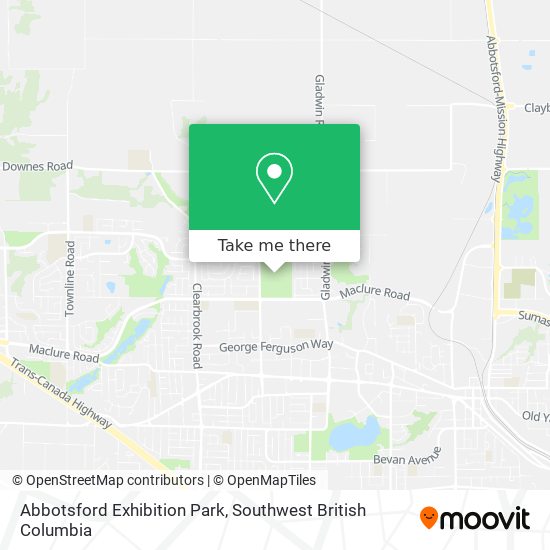 Abbotsford Exhibition Park map