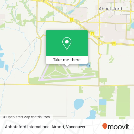 Abbotsford International Airport map