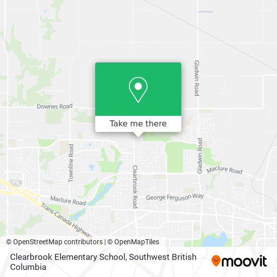 Clearbrook Elementary School map