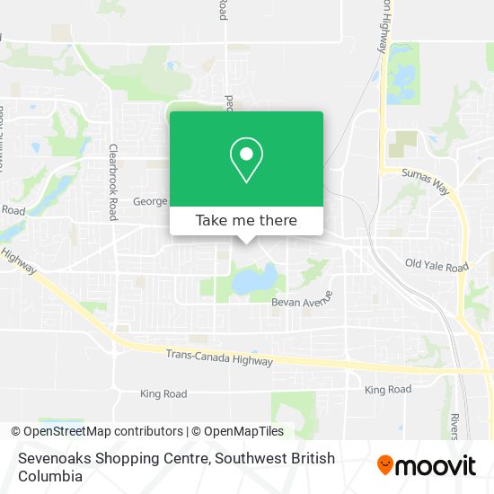 Sevenoaks Shopping Centre plan