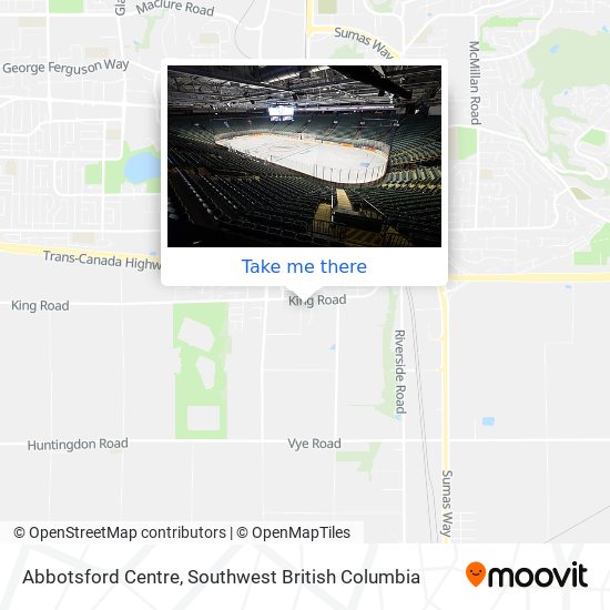 Abbotsford Centre map
