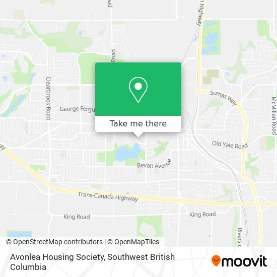 Avonlea Housing Society map