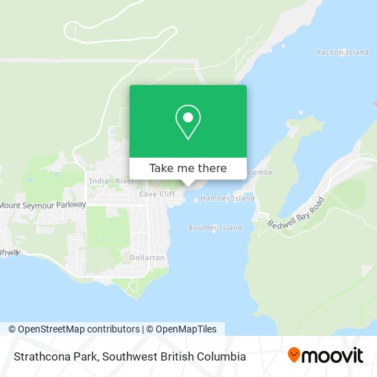 Strathcona Park map