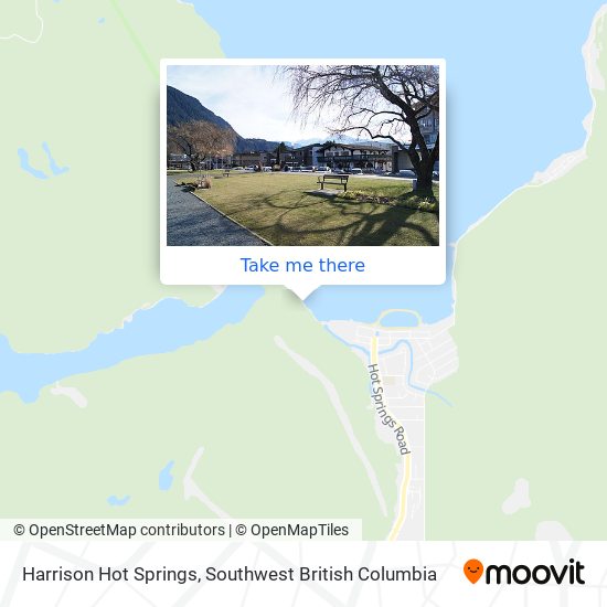 Harrison Hot Springs map