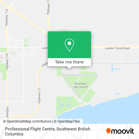 Professional Flight Centre map