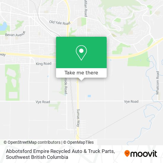 Abbotsford Empire Recycled Auto & Truck Parts map