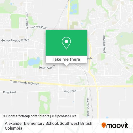 Alexander Elementary School map
