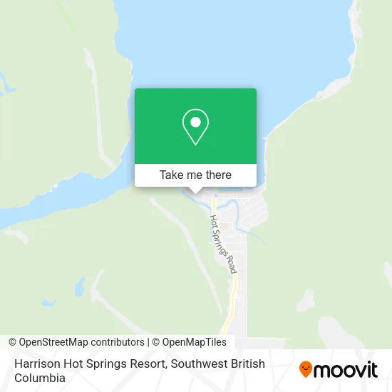 Harrison Hot Springs Resort map