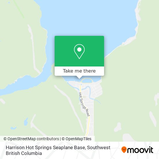 Harrison Hot Springs Seaplane Base map