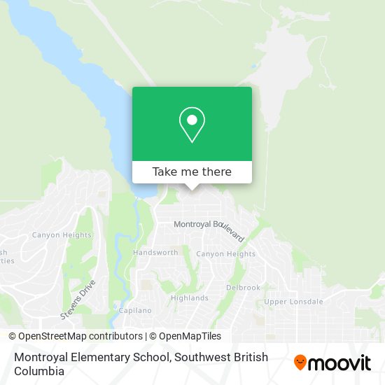 Montroyal Elementary School map