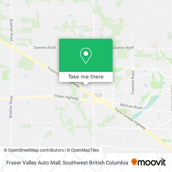 Fraser Valley Auto Mall plan