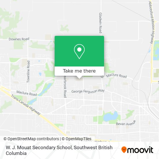 W. J. Mouat Secondary School map