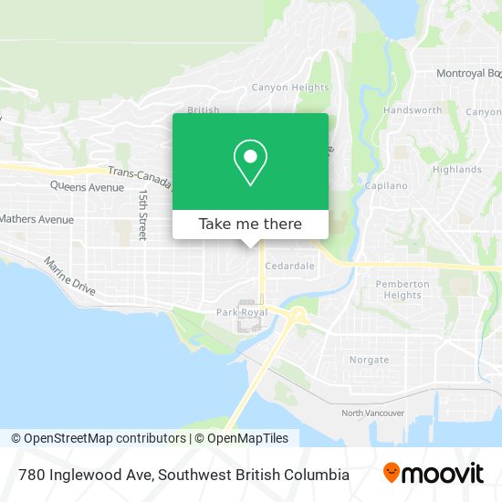 780 Inglewood Ave map