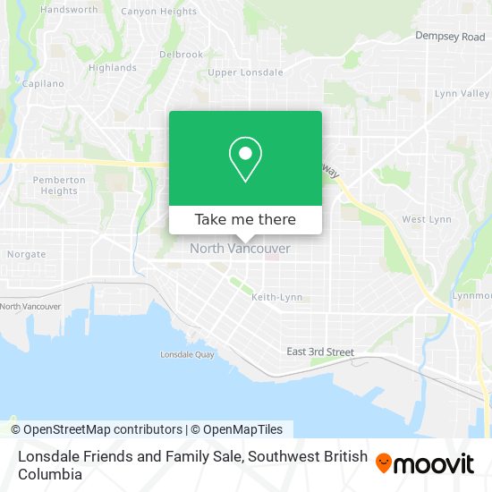 Lonsdale Friends and Family Sale map