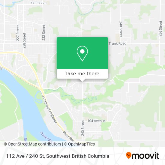 112 Ave / 240 St map