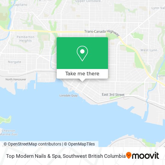 Top Modern Nails & Spa map