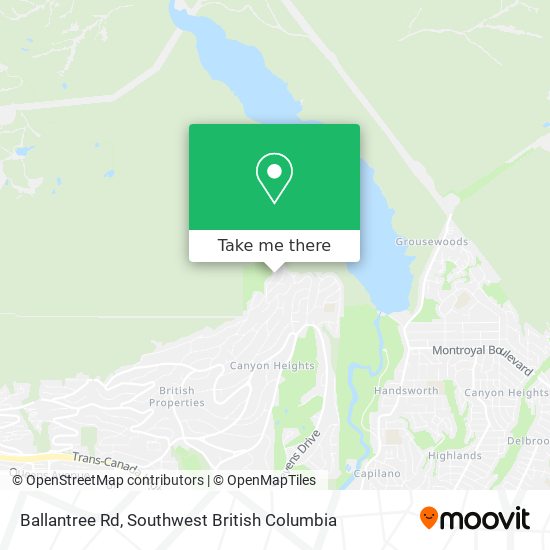 Ballantree Rd map