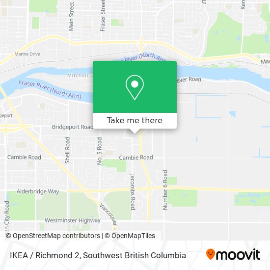 IKEA / Richmond 2 map