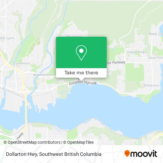 Dollarton Hwy map