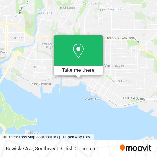 Bewicke Ave map
