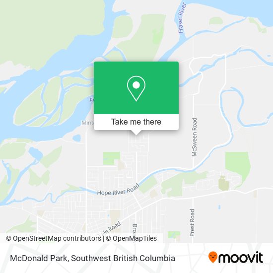 McDonald Park map