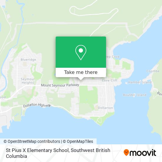 St Pius X Elementary School map