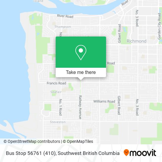 Bus Stop 56761 (410) map