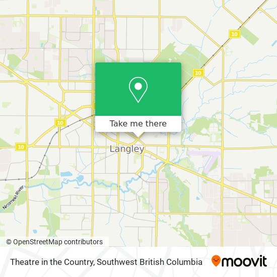 Theatre in the Country map