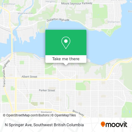 N Springer Ave plan