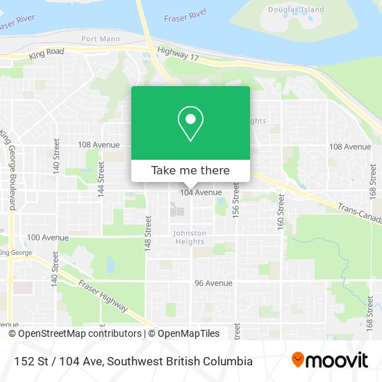 152 St / 104 Ave map