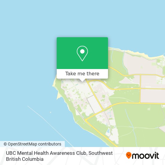 UBC Mental Health Awareness Club map