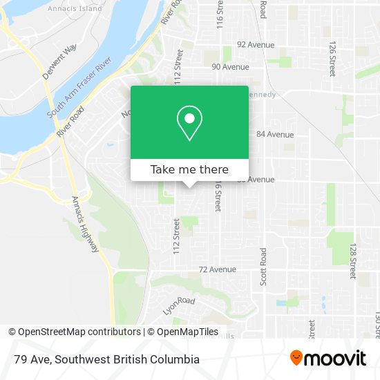 79 Ave map