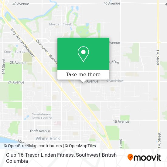 Club 16 Trevor Linden Fitness map