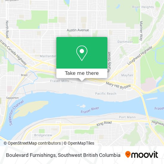 Boulevard Furnishings map