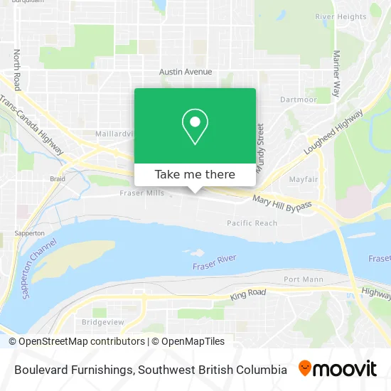 Boulevard Furnishings map