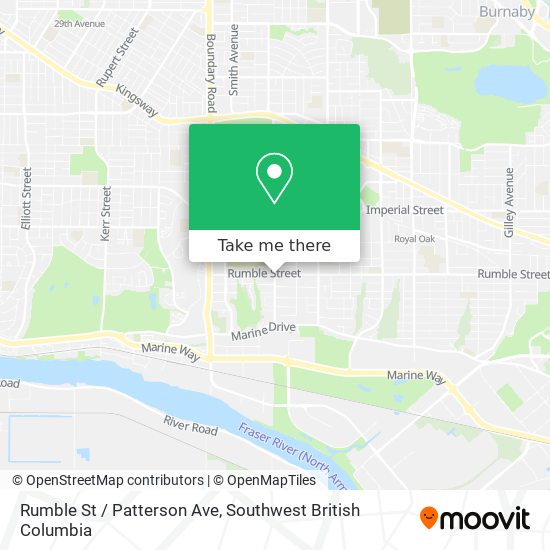 Rumble St / Patterson Ave map