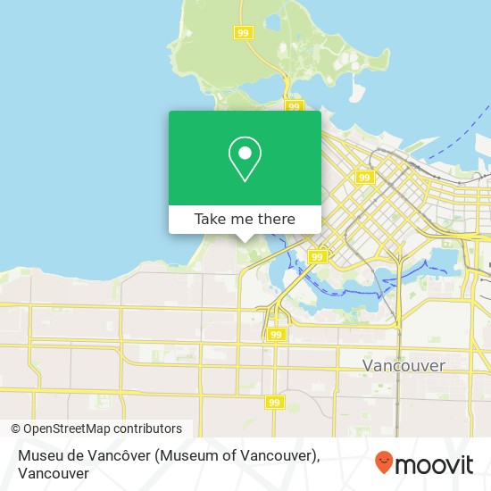 Museu de Vancôver (Museum of Vancouver) map