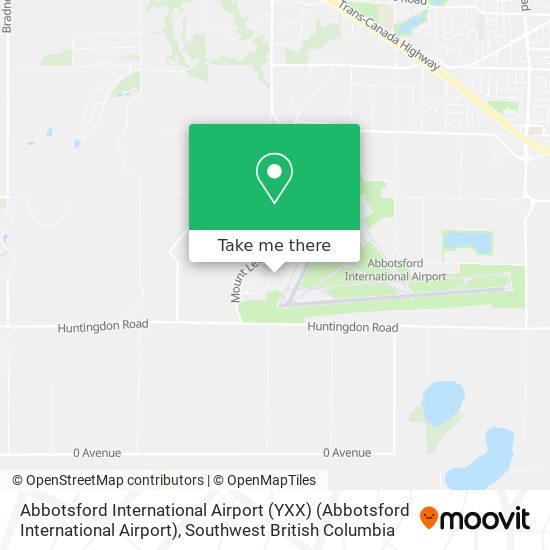 Abbotsford International Airport (YXX) (Abbotsford International Airport) map