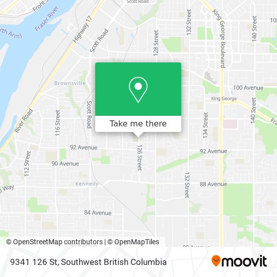 9341 126 St map