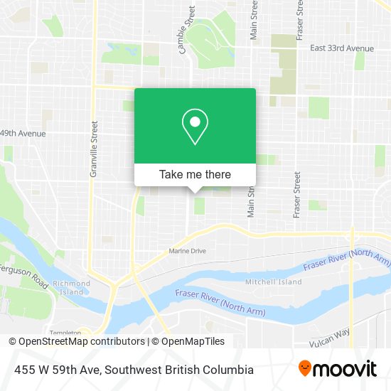 455 W 59th Ave map